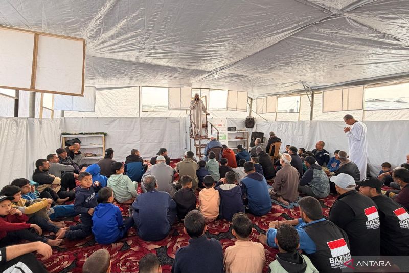 Baznas RI Dirikan Tiga Masjid Darurat di Gaza Palestina
